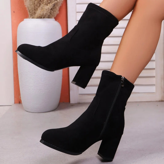 Winter Heel Boots for Women
