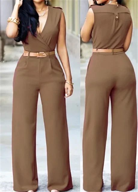 Women Jumpsuit Newly Sleeveless Romper Bodysuit Bodycon Party Streetwear Outfit Clothes Party Playsuit