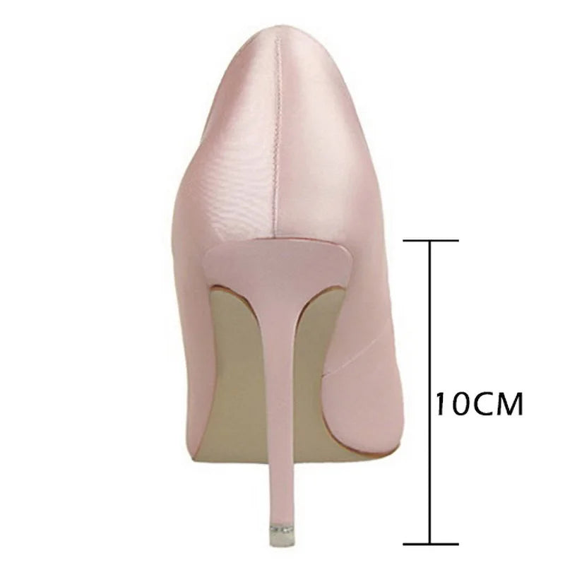 Women BIGTREE Shoes Rhinestone Pumps Stiletto Sexy High Heels Wedding  Luxurious   Shoes