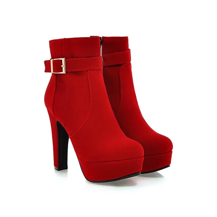 Woman Fashion High Heels Boots