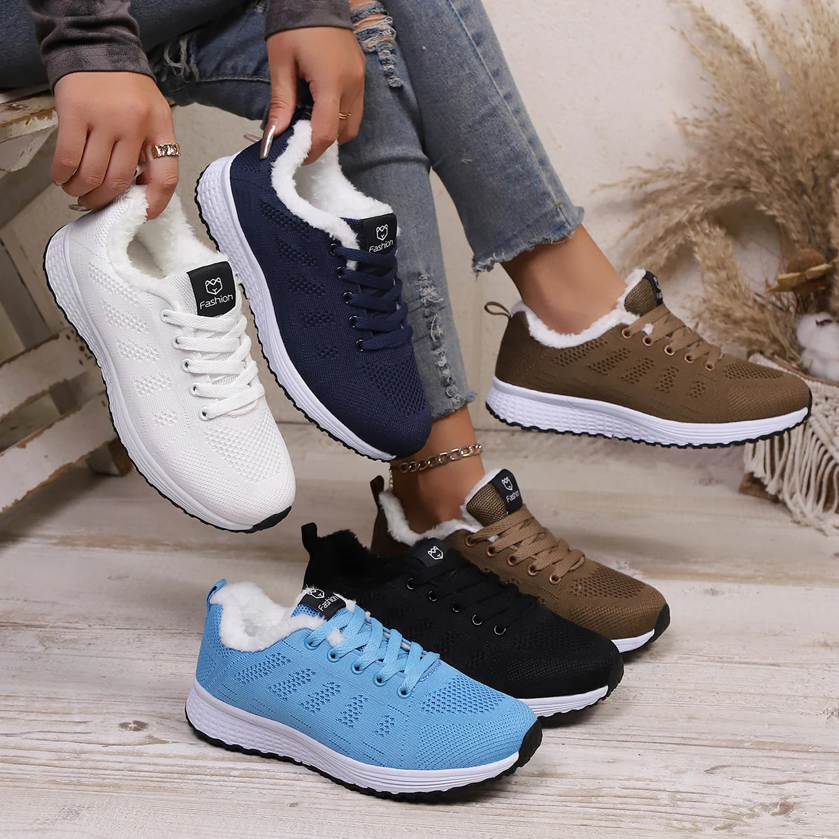 Women winter Warm  Casual Sports Shoes