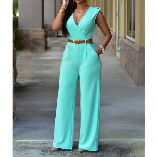 Women Jumpsuit Newly Sleeveless Romper Bodysuit Bodycon Party Streetwear Outfit Clothes Party Playsuit