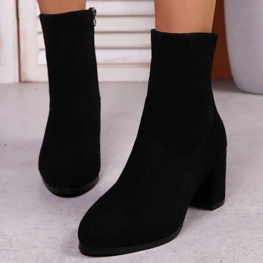 Winter Heel Boots for Women