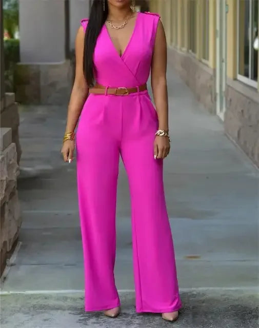 Women Jumpsuit Newly Sleeveless Romper Bodysuit Bodycon Party Streetwear Outfit Clothes Party Playsuit