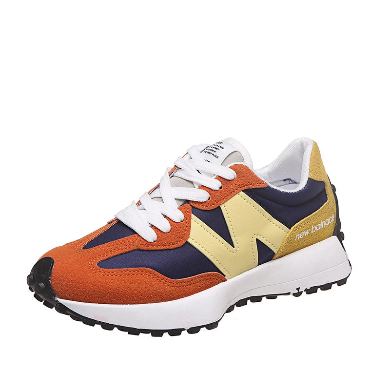 Women's causal breathable lace up sneakers