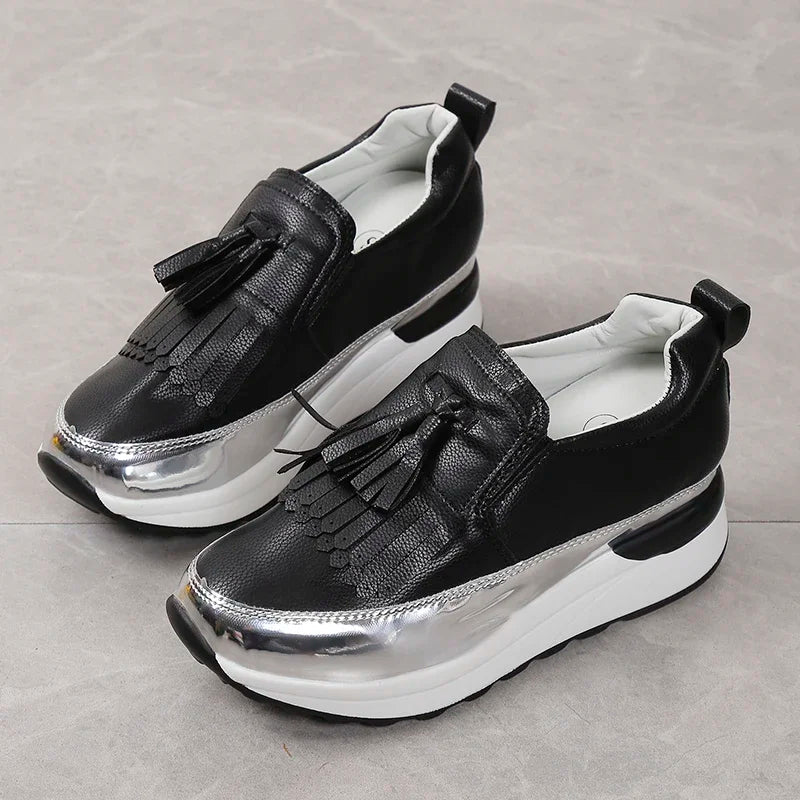 Women New Brand Designer Breathable  Shoes Platform Casual Sneakers