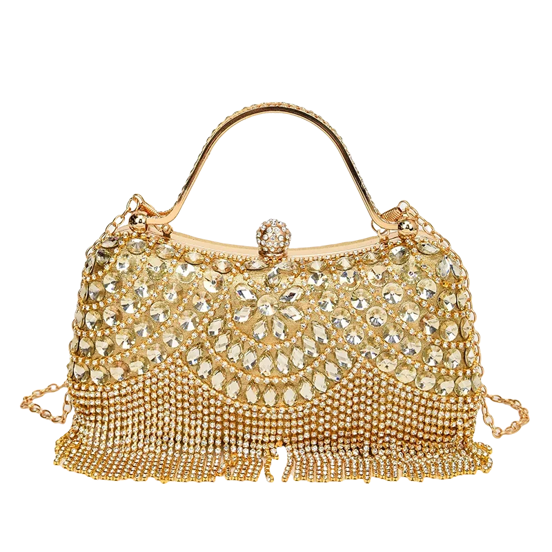 WOMEN Gold Silver Hasp Super Exquisite Diamonds Frame Handbags Chains Designer New Style Shoulder Bags
