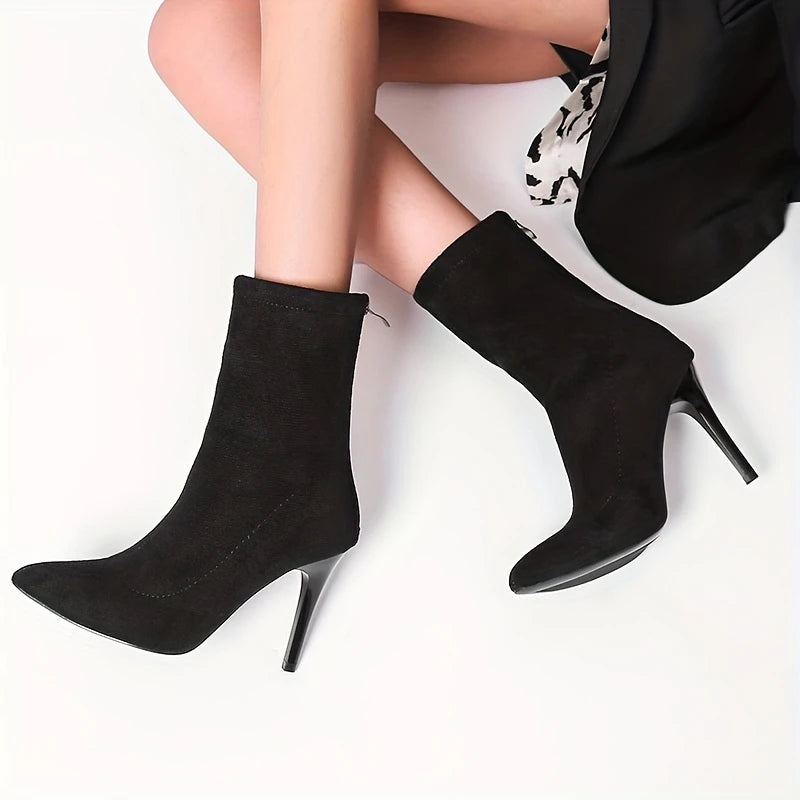 high-heeled boots, new autumn style