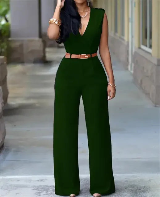 Women Jumpsuit Newly Sleeveless Romper Bodysuit Bodycon Party Streetwear Outfit Clothes Party Playsuit