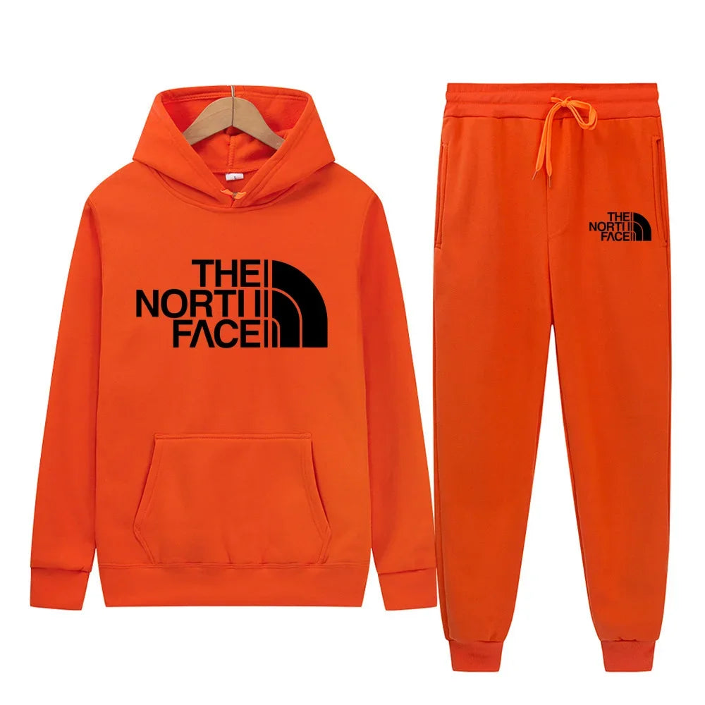 Men Women New Autumn Winter Tracksuit Hoodies + Pants 2Pcs Sets Suit Fashion Trend Hip Hop Y2K Clothing Sportswear Sweatshirts