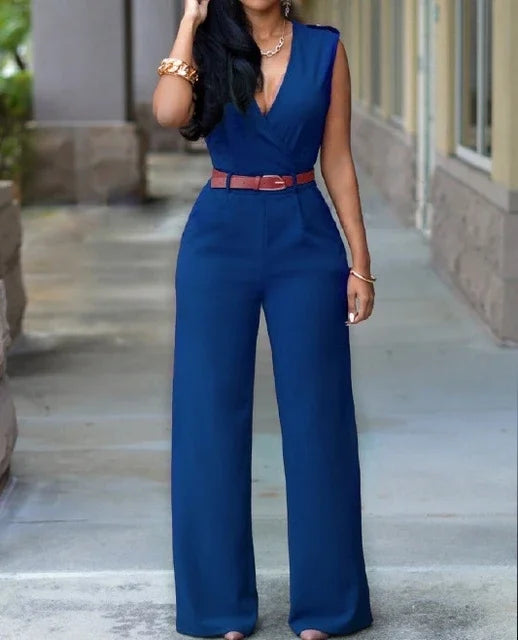 Women Jumpsuit Newly Sleeveless Romper Bodysuit Bodycon Party Streetwear Outfit Clothes Party Playsuit