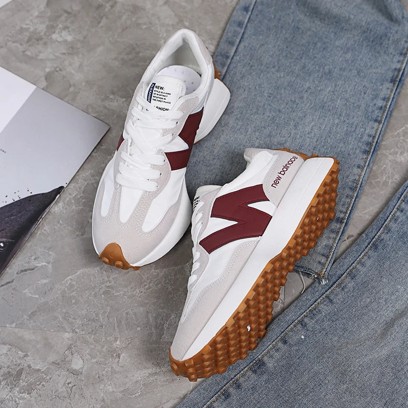 Women's causal breathable lace up sneakers