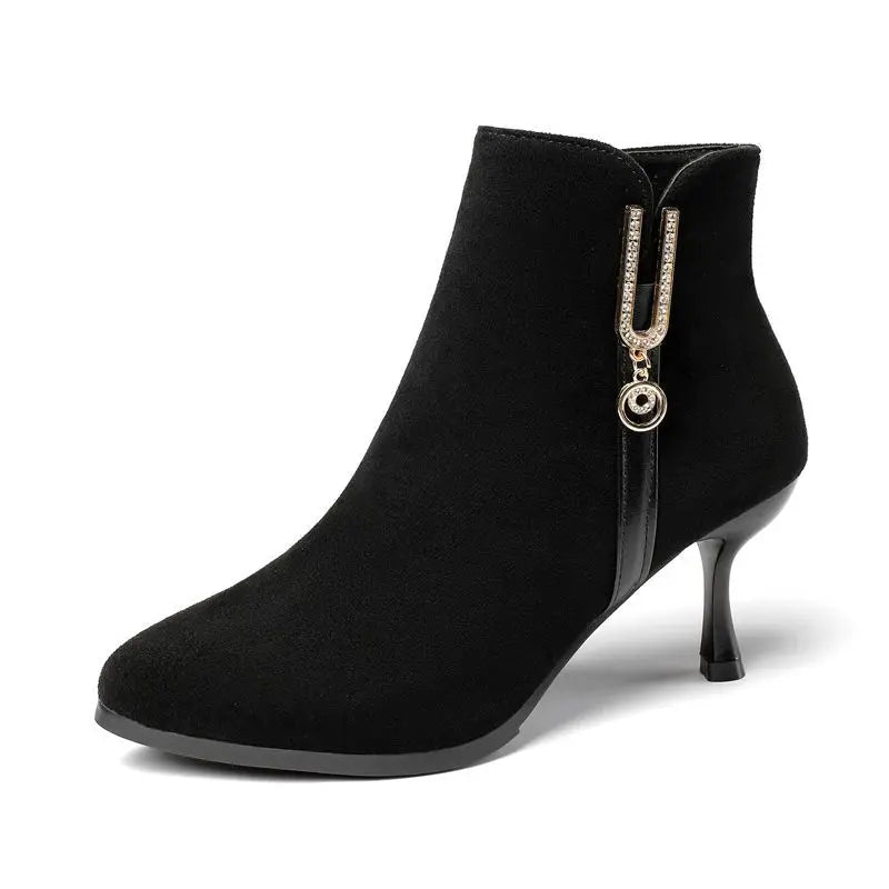 Autumn Winter Heeled  Boots for Women
