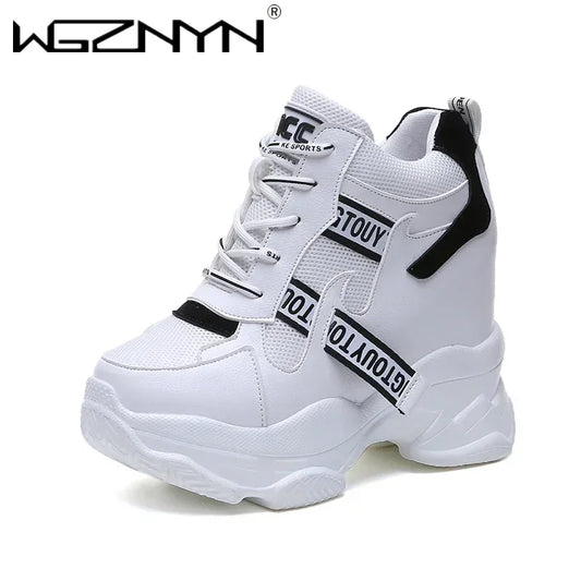 WOMEN NEW High Quality Chunky Platform Outdoor Sneakers Women Super High Heels Casual