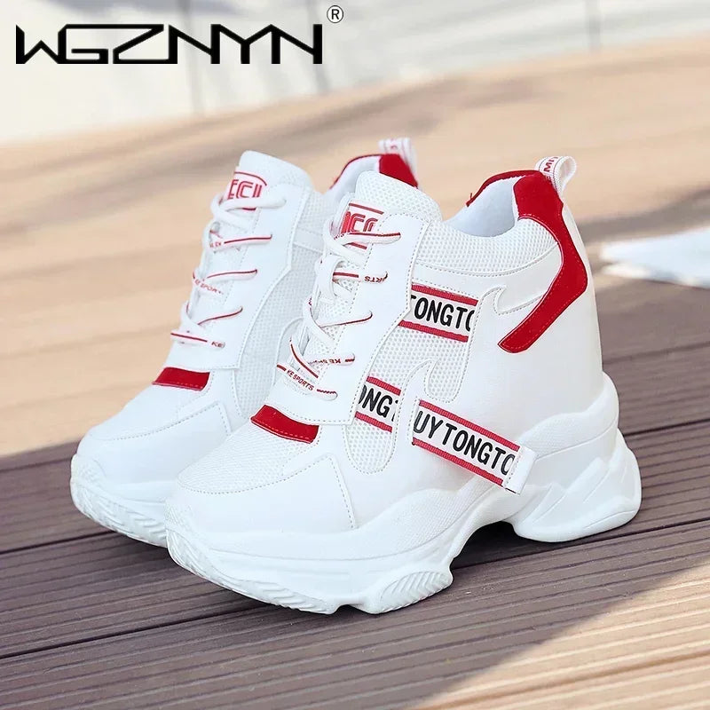 WOMEN NEW High Quality Chunky Platform Outdoor Sneakers Women Super High Heels Casual
