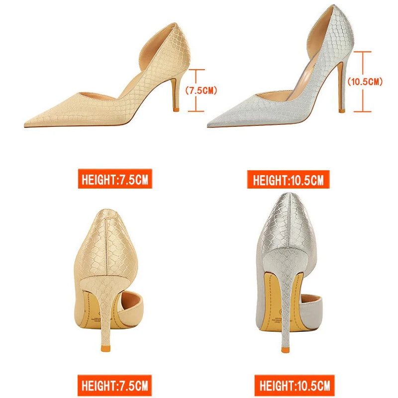 Women BIGTREE Shoes Designer New Pumps Pointed Toe High Heels