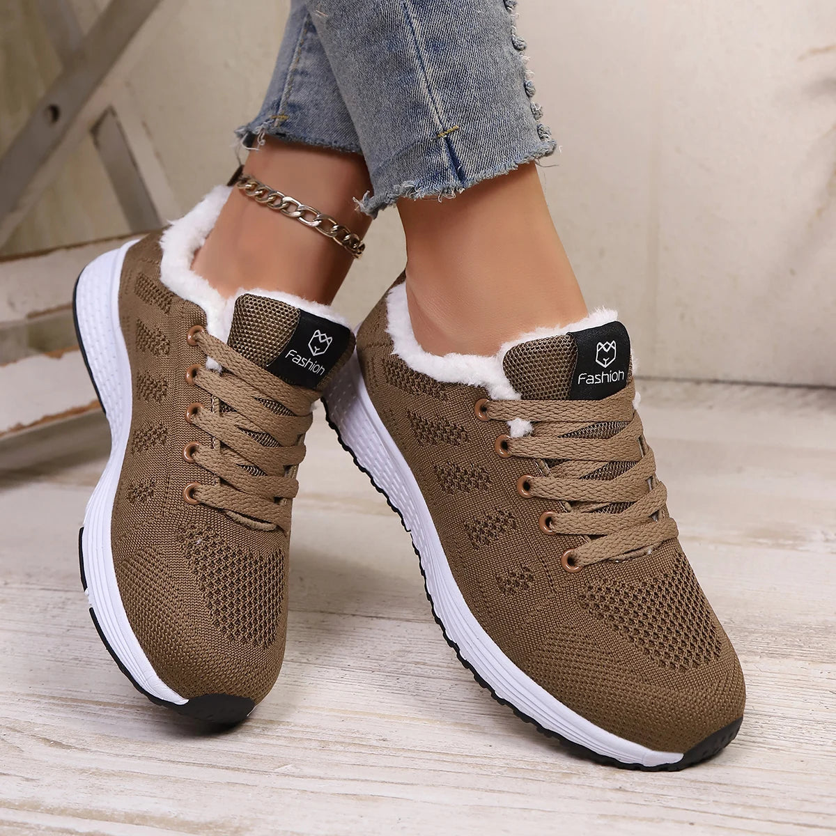 Women winter Warm  Casual Sports Shoes