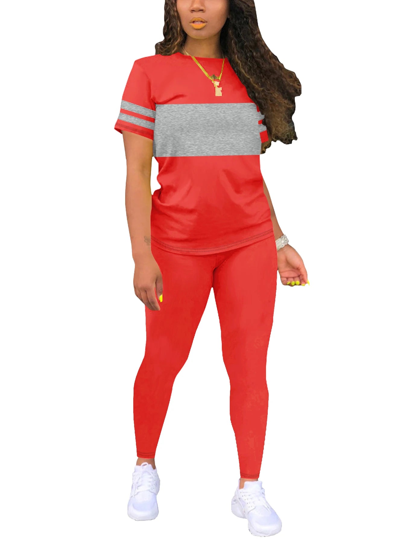 Ladies summer casual set fashionable comfortable clothing outfit