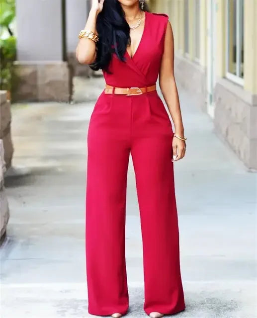 Women Jumpsuit Newly Sleeveless Romper Bodysuit Bodycon Party Streetwear Outfit Clothes Party Playsuit