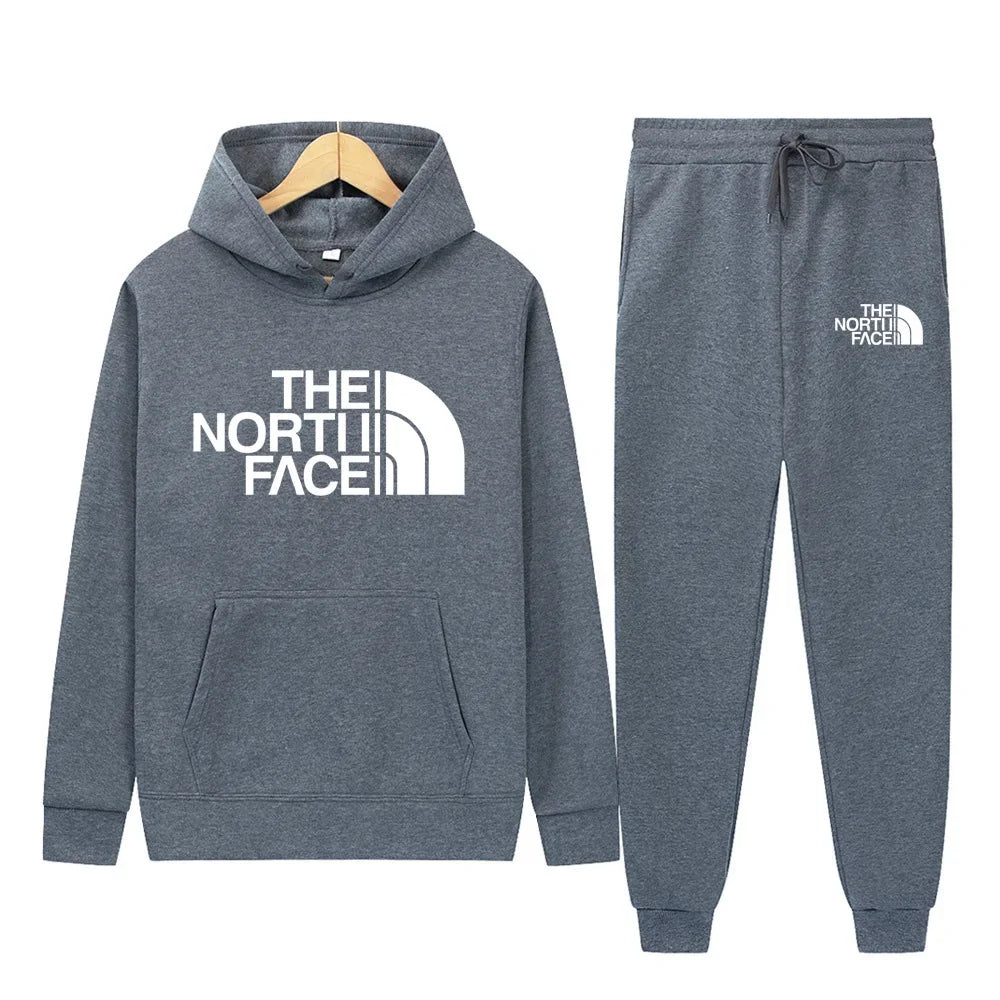 Men Women New Autumn Winter Tracksuit Hoodies + Pants 2Pcs Sets Suit Fashion Trend Hip Hop Y2K Clothing Sportswear Sweatshirts