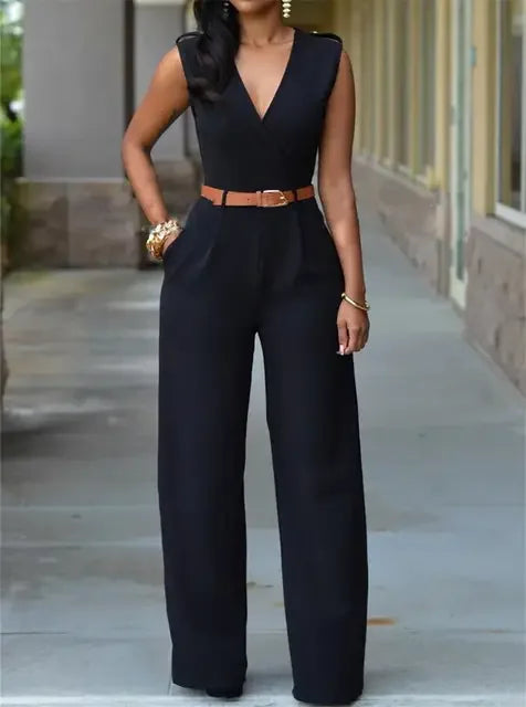 Women Jumpsuit Newly Sleeveless Romper Bodysuit Bodycon Party Streetwear Outfit Clothes Party Playsuit