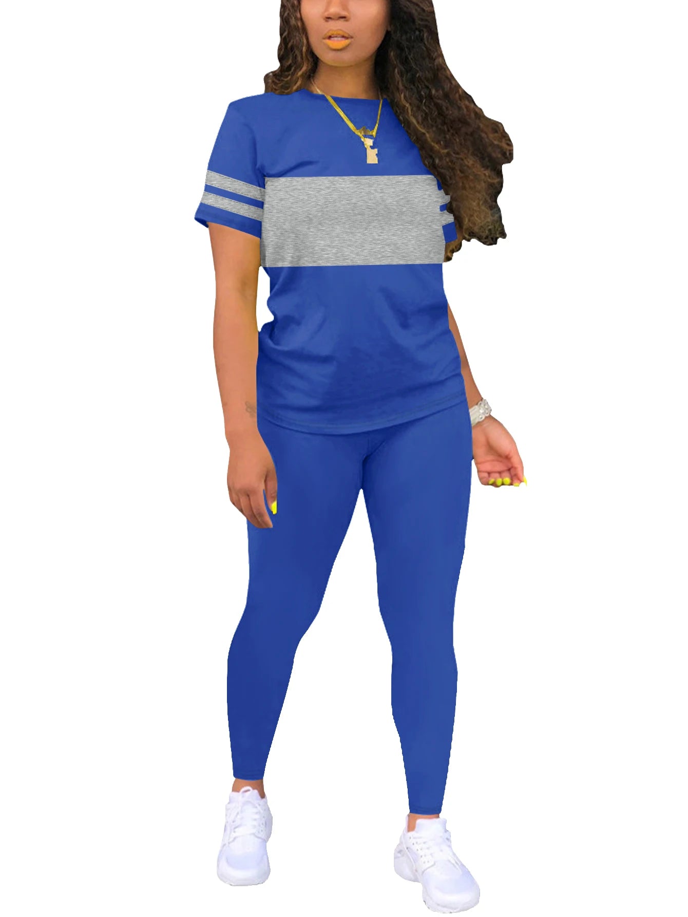 Ladies summer casual set fashionable comfortable clothing outfit