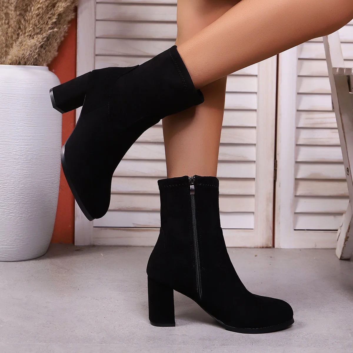 Winter Heel Boots for Women