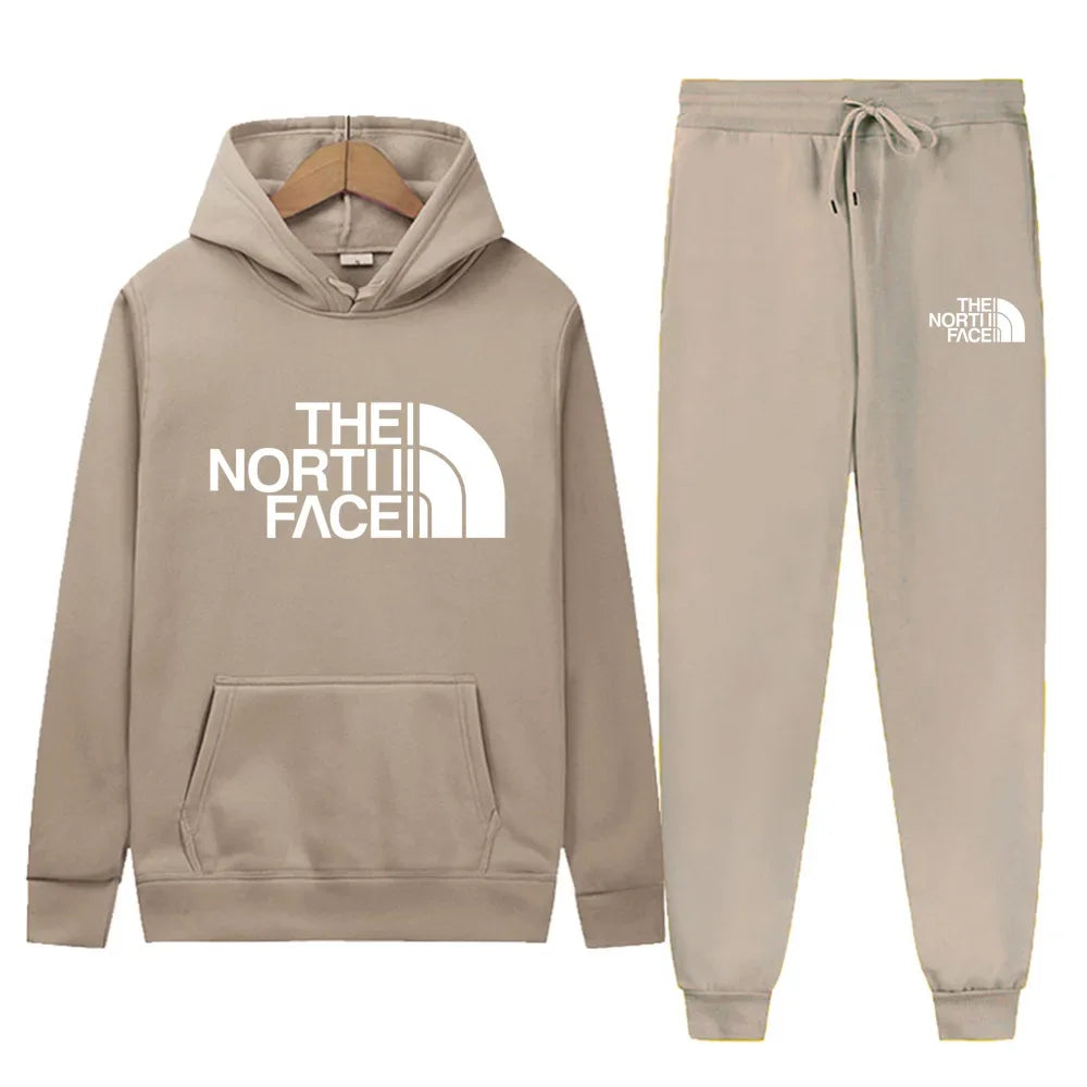 Men Women New Autumn Winter Tracksuit Hoodies + Pants 2Pcs Sets Suit Fashion Trend Hip Hop Y2K Clothing Sportswear Sweatshirts