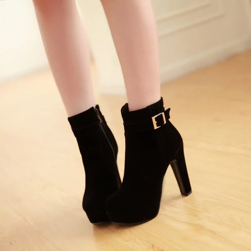 Woman Fashion High Heels Boots