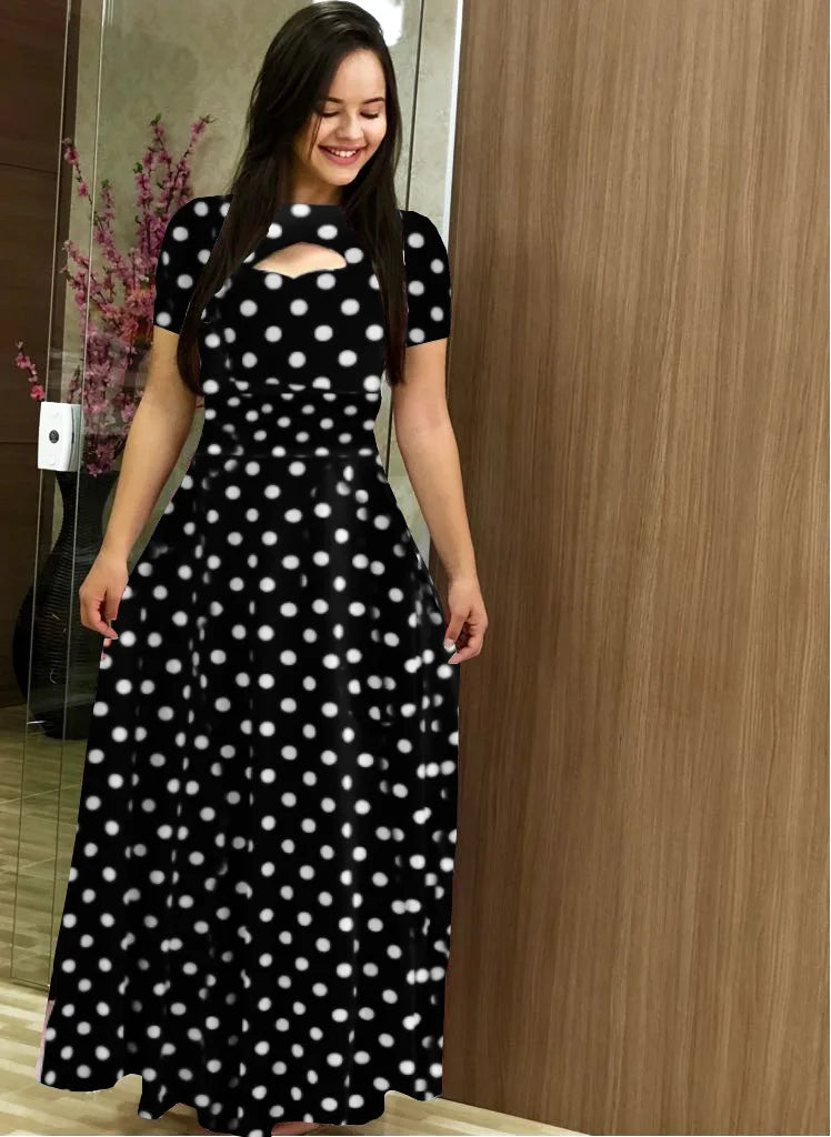 Women New Spring/Summer , big swing skirt, sexy and fashionable digital printing Dresses