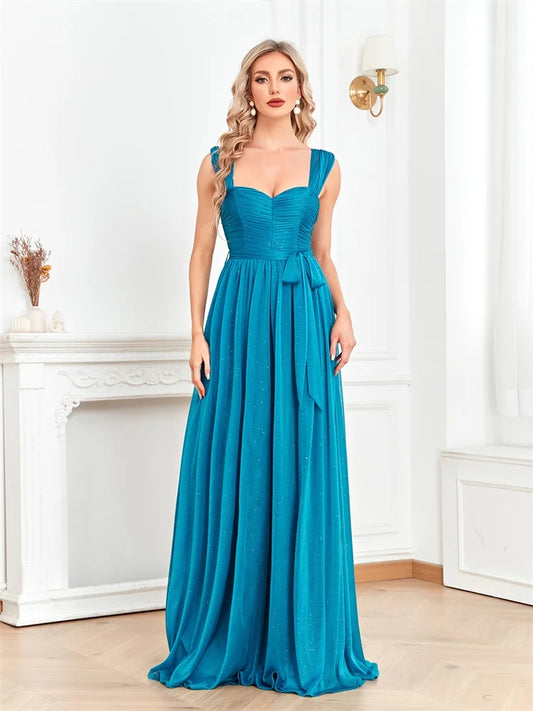 Women Elegant Shining  Luxury Sexy Slit Formal Prom Party Cocktail Maxi Graduation Bridesmaid Gowns Long Evening Dress