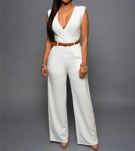 Women Jumpsuit Newly Sleeveless Romper Bodysuit Bodycon Party Streetwear Outfit Clothes Party Playsuit