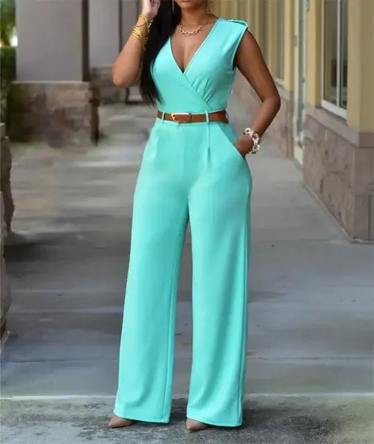 Women Jumpsuit Newly Sleeveless Romper Bodysuit Bodycon Party Streetwear Outfit Clothes Party Playsuit