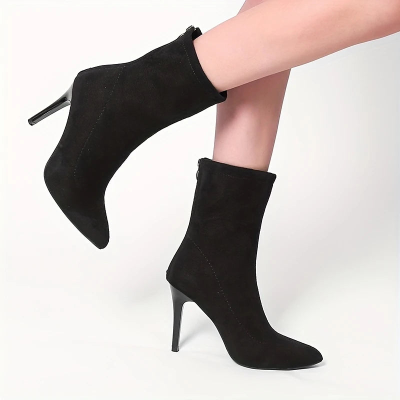 high-heeled boots, new autumn style