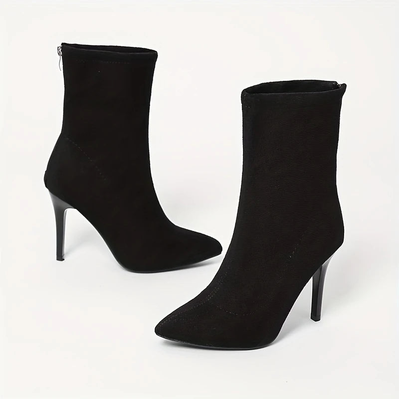 high-heeled boots, new autumn style