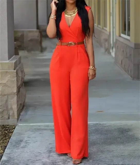Women Jumpsuit Newly Sleeveless Romper Bodysuit Bodycon Party Streetwear Outfit Clothes Party Playsuit