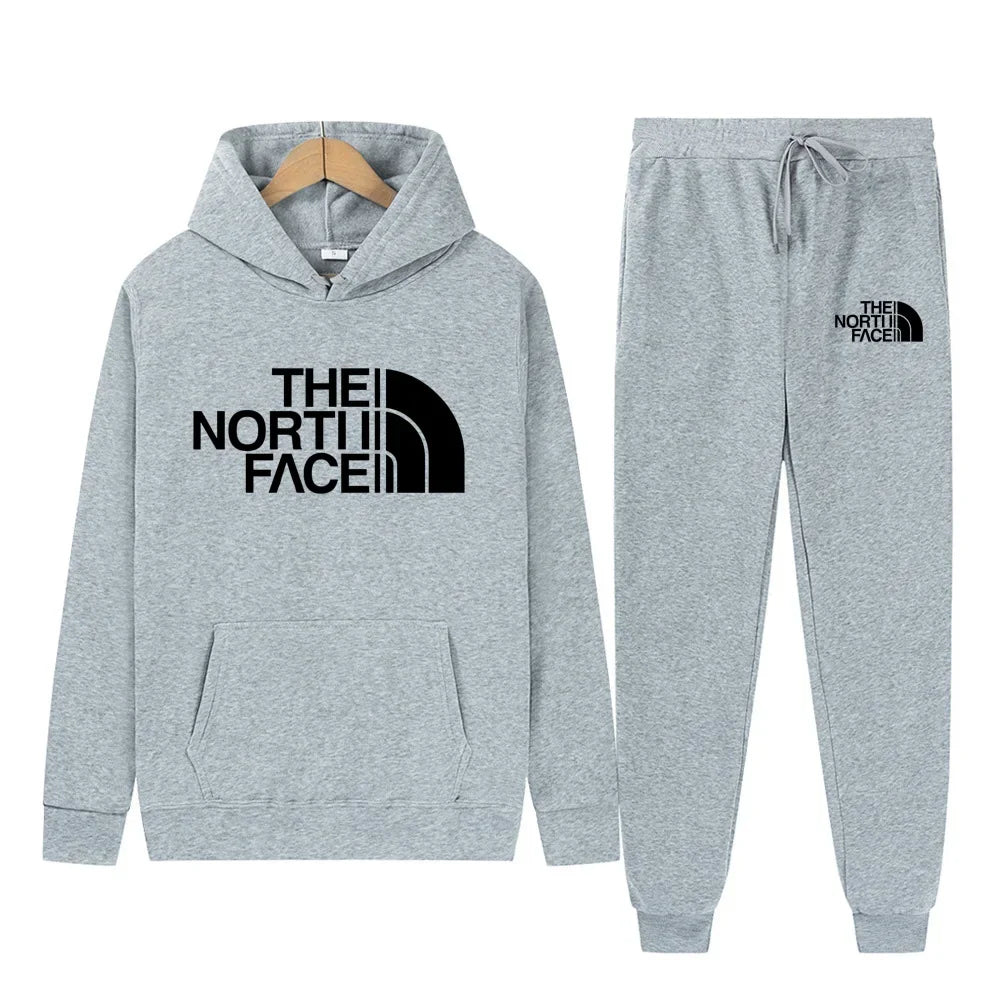 Men Women New Autumn Winter Tracksuit Hoodies + Pants 2Pcs Sets Suit Fashion Trend Hip Hop Y2K Clothing Sportswear Sweatshirts