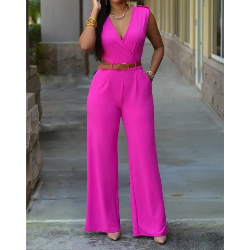 Women Jumpsuit Newly Sleeveless Romper Bodysuit Bodycon Party Streetwear Outfit Clothes Party Playsuit