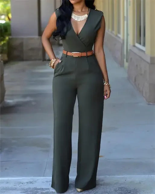 Women Jumpsuit Newly Sleeveless Romper Bodysuit Bodycon Party Streetwear Outfit Clothes Party Playsuit